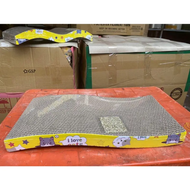 Bàn cào mónġ cho mèo kèm 1 túi cat nip - trụ cào mài mónġ cho mèo 8