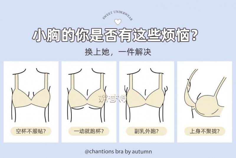 Product Introduction of Bra Lace Wireless Bra for Small Busts, Side Support, Lingerie, Comfort, Bridal, Print,  Anti-Sagging, Sweet & Sexy Design, Push-Up Bra for Women Womenswear 13