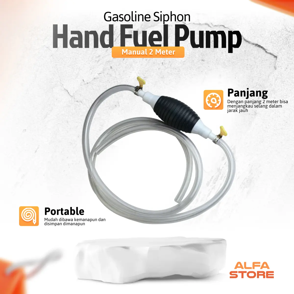 Oil Extractor Hand Siphon Transfer Air Minyak Bensin Mobil