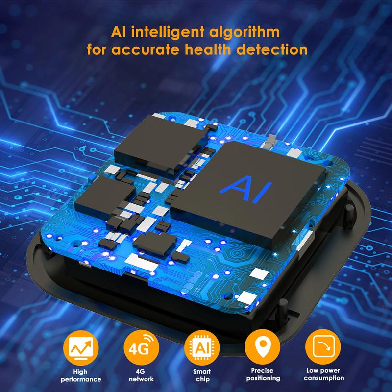 Product Introduction of [Ready Stock&COD]2024 newest design 4G GPS pet tracker real-time positioning fence health detection heartbeat and body temperature for pets 26