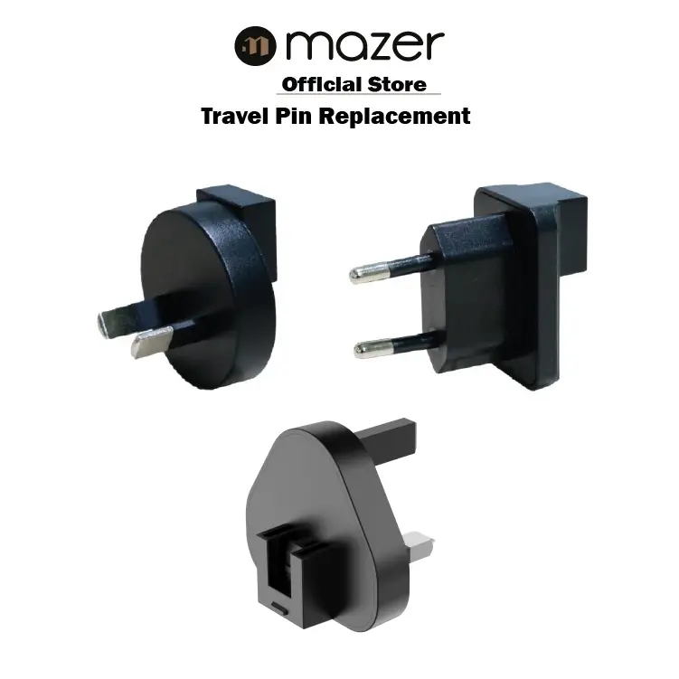 Mazer Gan Charger Travel Pin Replacement for GAN33W/GAN65/GAN66/GAN100/GAN120W
