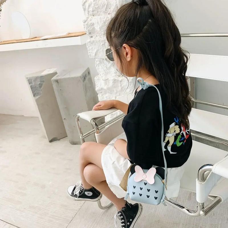 Product Introduction of Cute Princess Girl Coin Purse Crossbody Bag Children's Wallet Coin Bag Cute Cartoon Bow Kids Side Bags Bowknot Shoulder Bag 29