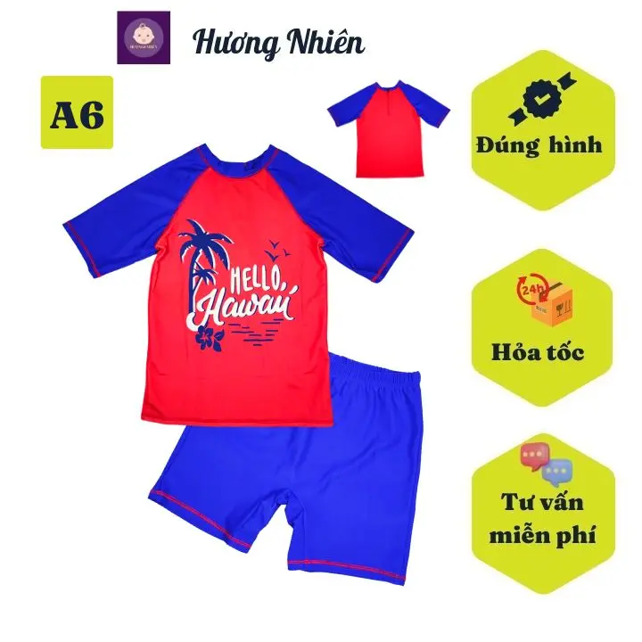 Đồ bơi bé trai szie đại từ 40-51kg - vải thun cao cấp chuyên dùng cho đồ bơi, độ co giãn Trang Phục Sport 1