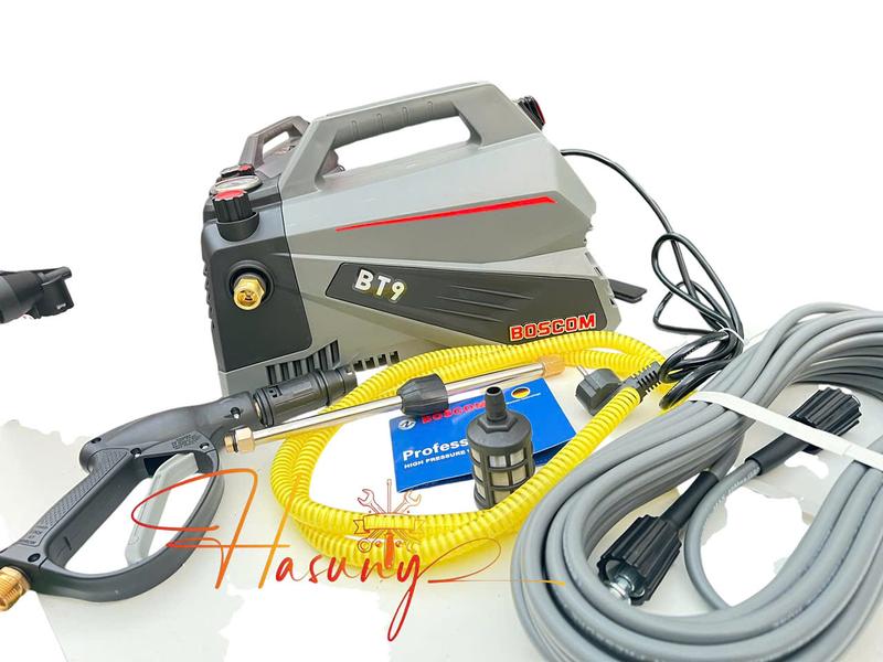  Máy Rửa Xe Chỉnh Áp BOSCOM BT9 3000W  Thiết Kế Nhỏ Gọn  Có Chỉnh Áp  Lõi Đồng 