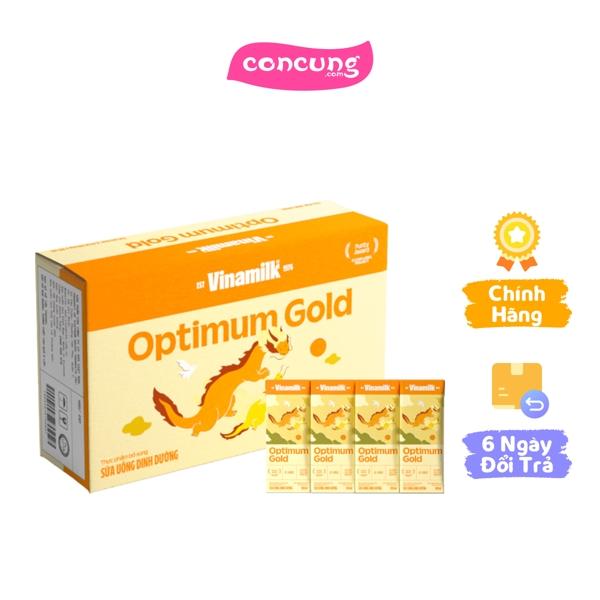 Thùng Sữa uống dinh dưỡng Optimum Gold 180ml Lốc 4 hộp new