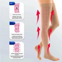 Gambar ISHA Kaus Kaki Stocking Varises Kompresi Medis Kelas CCL II Support Kaki Bengkak Tekanan Vena Kaki Sampai Paha Ukuran S Unisex dari Sinomed Healthcare Kota Tangerang 5 Tokopedia