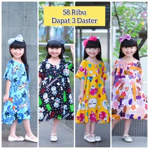 3 Pcs Daster Anak Payung (BB Maksimal 15 Kg)