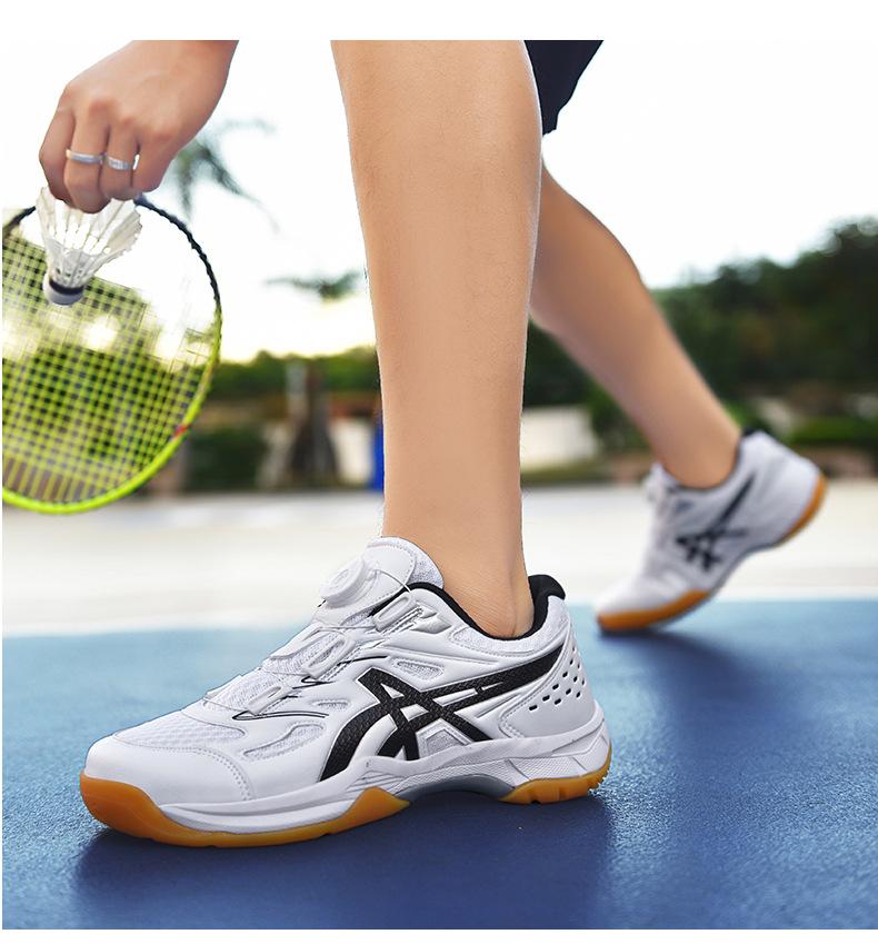 Product Introduction of Factory in Stock Cross-Border Badminton Shoes Student Competition Training Shoes Men's Mesh Breathable and Wearable Tennis Shoes Wholesale 7