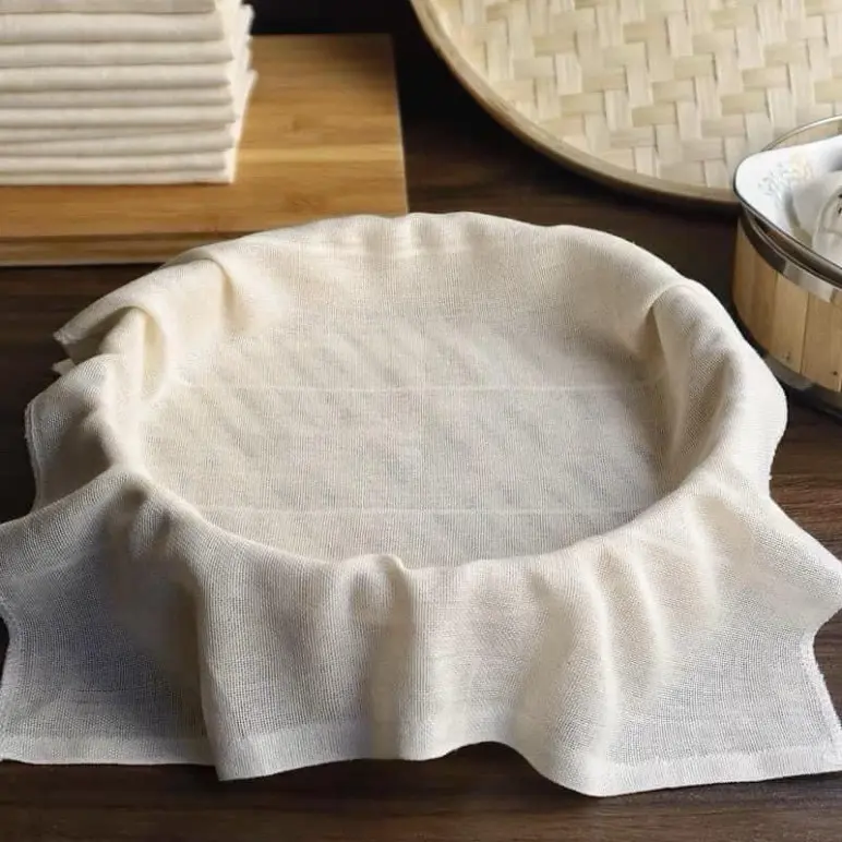 Combo 5 miếng vải lọc,Hấp thực phẩm size 60*60cm,Chất liệu an toàn thực phẩm - Vải lót đồ xôi,Hấp đồ ăn ,Đồ bánh bao