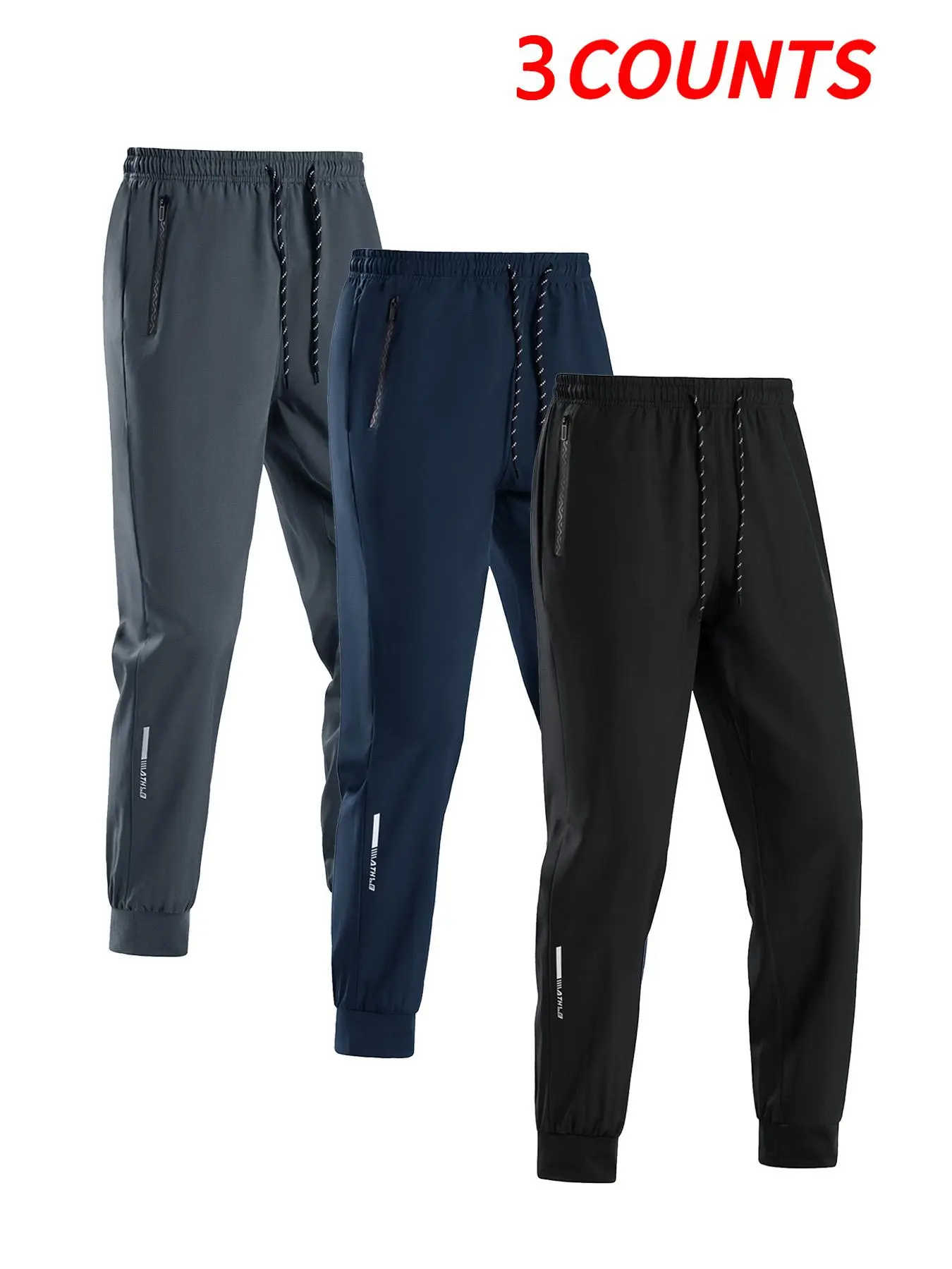 Men's Letter Tape Pocket Sweatpants, Regular Fit Casual Comfy Breathable Jogger Pants for Daily Wear, Men's Trousers for All Seasons, Gymclothes
