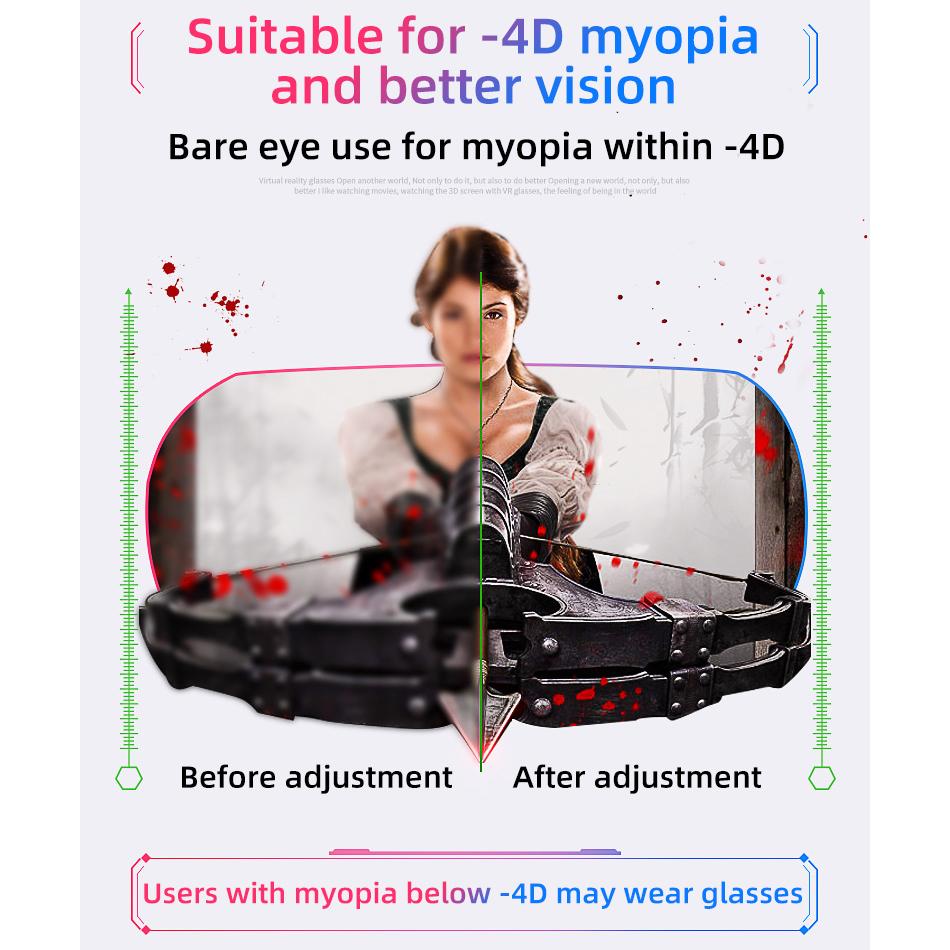 VR Glasses 3D Virtual Reality Headset Helmet For Phone Lenses Goggles Devices Viar Smart Smartphones Cell Game Viewer Mobile Set - Image 5