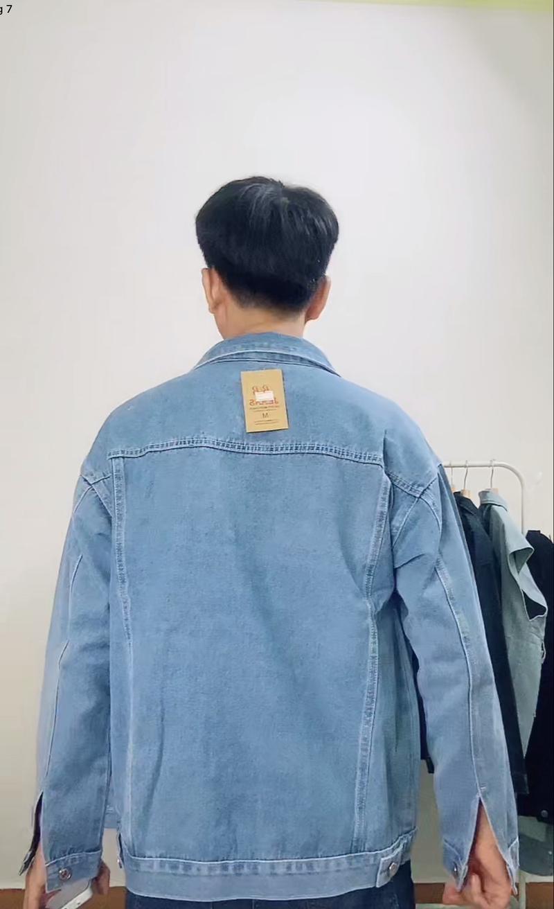 Product Introduction of Áo khoác jean màu xanh rách BB mới ra form rộng unisex bigsize 40-85kg 21