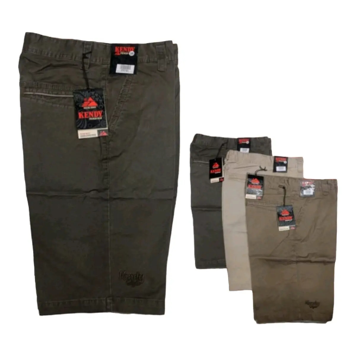 Celana Pendek Kendy Original Katun Pria - Murah dan Asli - Surfing, Dewasa, Cargo, Panjang, Distro, Santai, Chino, Cowok, Shorts, Hitam