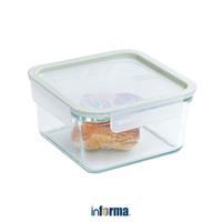 Gambar Informa Glasslock 1.05 ltr Sens Wadah Makanan Square Bekal Penyimpanan Makanan Kulkas Freezer Microwave Oven dari Informa Indonesia Kota Administrasi Jakarta Utara 1 Tokopedia