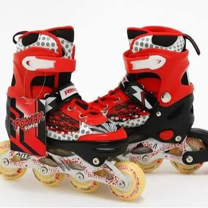 Sepatu Roda POWER SUPERB Merah/Sepatu Roda Anak /inline skate ukuran S ...
