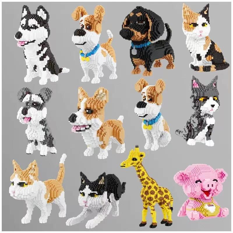 2026 New Wholesale Dropshipping 6111-8836 Compatible with Lego Pet Cat…