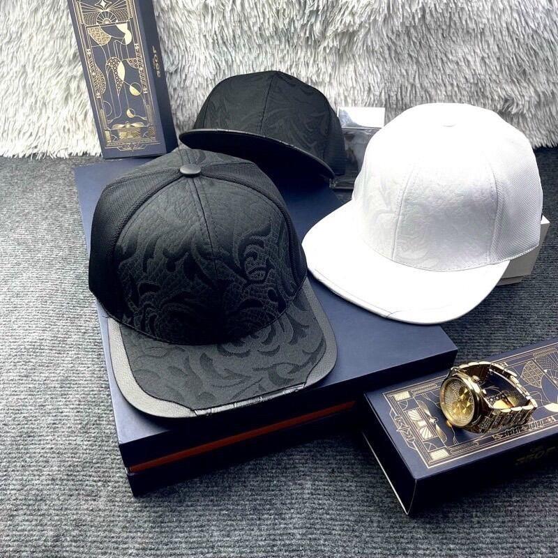 Mũ HIPHOP hoa văn S96 xịn sò phong cách thời trang hàn quốc (Cap-Nón(Most)) Nam Kaki Hat Voi