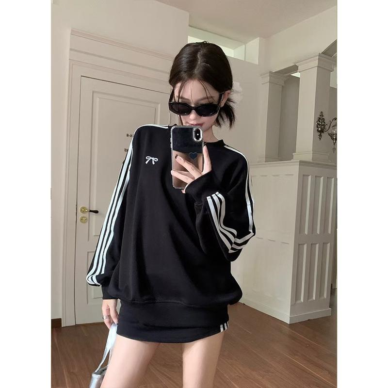 Product Introduction of Bow tie sweater women wide loose pullover 43