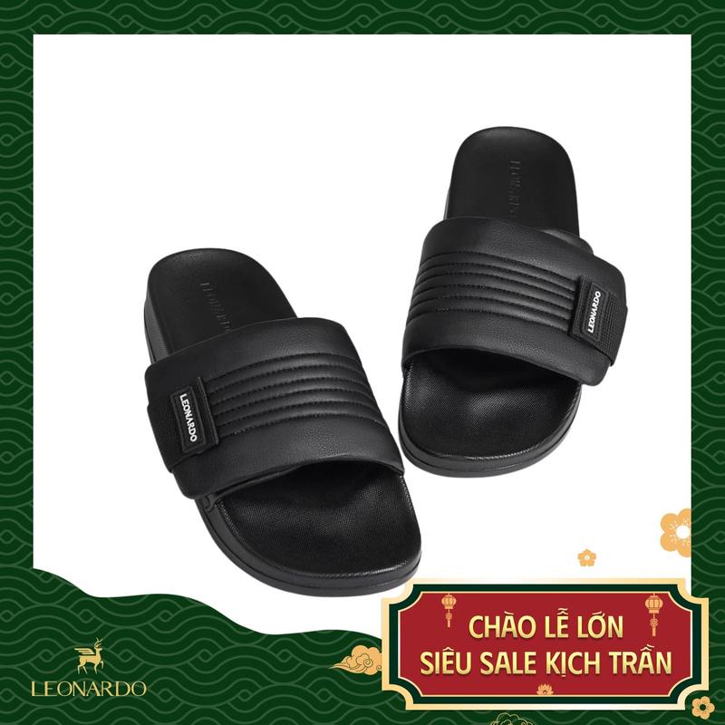[MEGA LIVE] Dép Quai Ngang Thời Trang Nam Nữ Bernie, Chất Liệu Da Microfiber Thương Hiệu LEONARDO