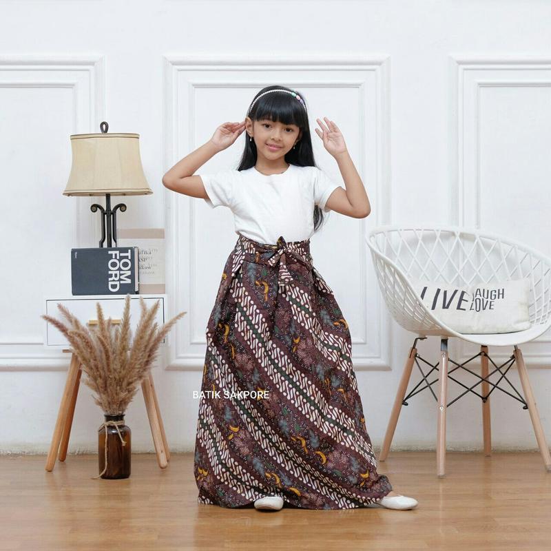 Rok Batik Anak Panjang Perempuan SD Fashion 3