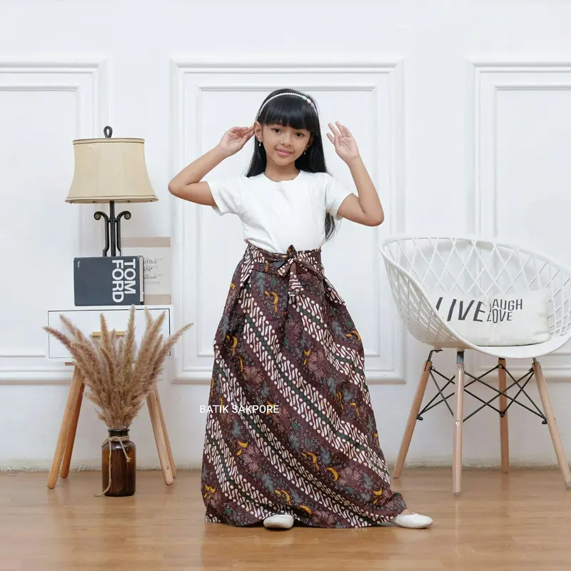 Rok Batik Anak Panjang Perempuan SD Fashion 3