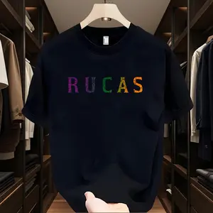 【Limited Edition】T-shirt RUCAS ldistro pria/wanitapremium black Oblong Baju Polos Kaos Cowok Keren Surfing Atasan