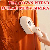 Gambar LAHOME Portable Steam Iron Setrika Uap Mini, Setrika Uap Genggam Portabel 1000W untuk Perjalanan, Gagang Putar 180° Mengubah Setrika Menjadi Steamer Genggam, Pemanasan Cepat 30 Detik, Setrika Steamer Lipat 2-in-1 untuk Rumah dan Perjalanan dari LAHOME Official Store Kab. Tangerang 5 Tokopedia