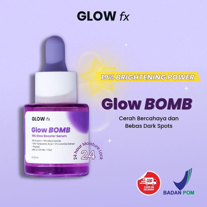 GLOW FX Glow Bomb Serum | Acne Pure Serum - Serum Glowing & Bekas Jerawat 19% Brightening Power ACNE SERUM GLOWFX GLOW FX Acne Pure Serum - Serum Untuk Jerawat GLOWFX ACNE BOMB SERUM 3