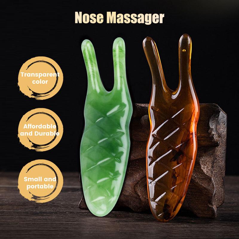 Product Introduction of Suolaer Nose Scraping Board, Nose Beauty Lifting and Shaping Device, Nose Slimmer, Resin Massage Scraping Device, Personal Care Beauty Massage Care Tool Skincare Comfort 0
