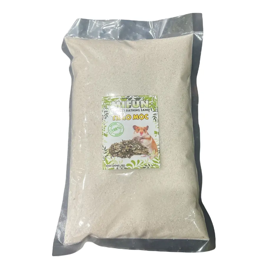 Cát tắm Mifun 100% natural cho Hamster và thú cưng - Sản phẩm tuyệt đối an toàn cho bé