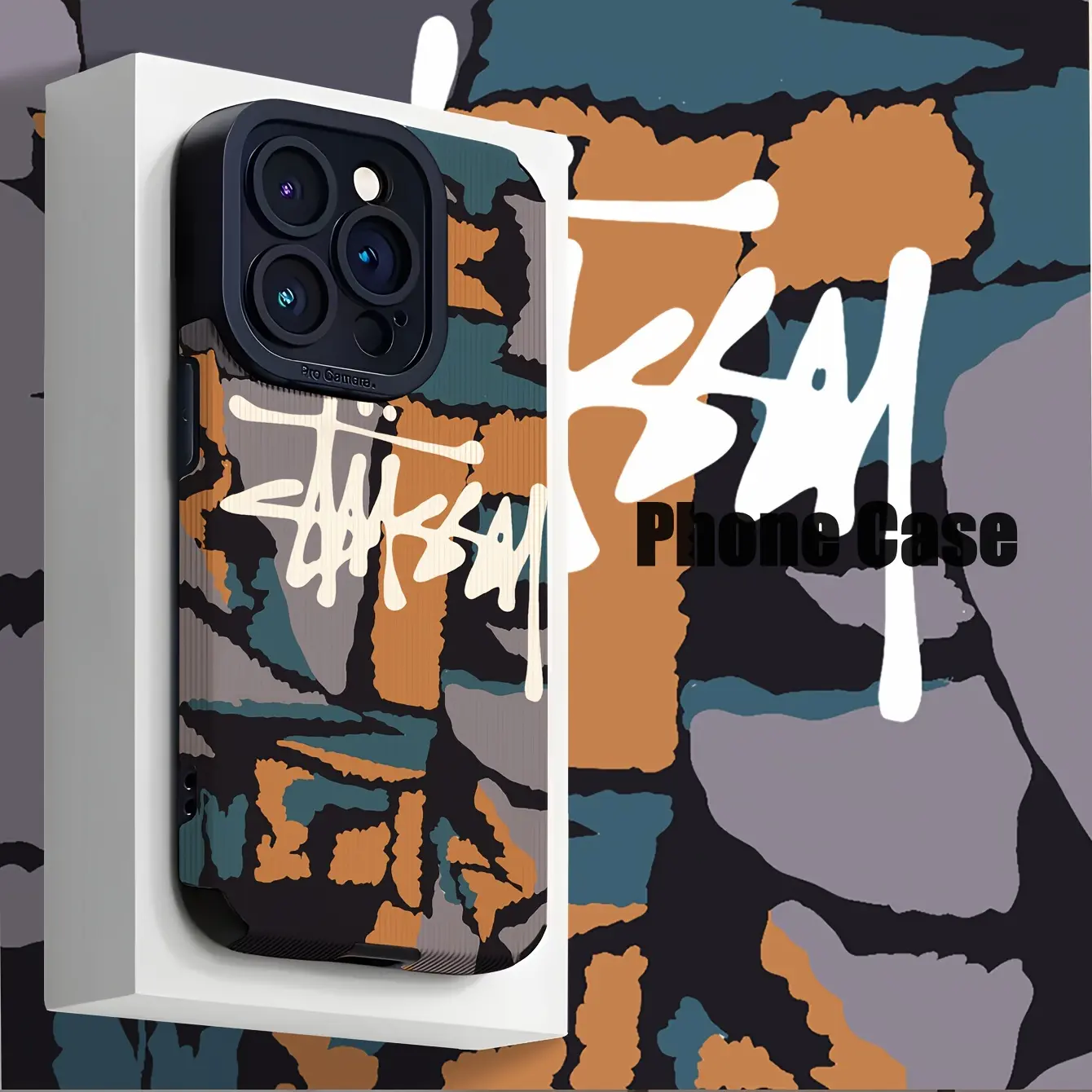 New all inclusive soft leather creative graffiti English phone case suitable for iPhone 16 16pro 16promax11 12 13 14 Pro Max 15pro 7 8 plus X 11pro 14pro 13pro XS Max anti drop protection phone case