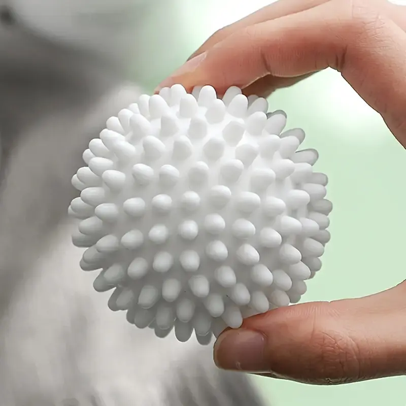 4pcs Reusable Laundry Balls - Lint Dryer Balls, Fabric Softener Balls, Anti-Roll, Reducer, No Electricity Required 5