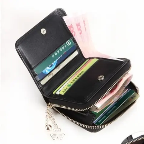 DOMPET KECIL WANITA KULIT GLOSSY  ABG FASHION KOREA MURAH BATAM ESTER BRANDED LIPAT RESLETING 2