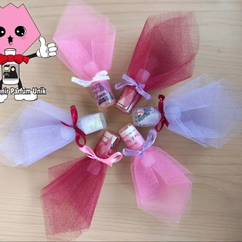 (isi 50 pcs) Souvenir sofenir sovenir sopenir pernikahan aqiqah ulang tahun khitanan dll parfum unik murah lucu botol 3ml Uniseks 3