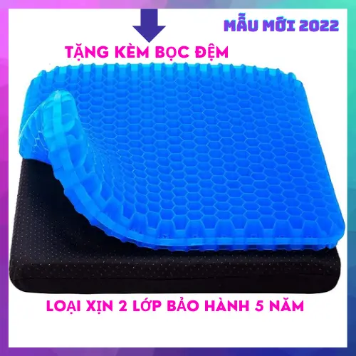 Đệm 3D thoáng khí thế hệ mới 2 lớp cao cấp lót ghế ngồi văn phòng mẫu mới 2022 0