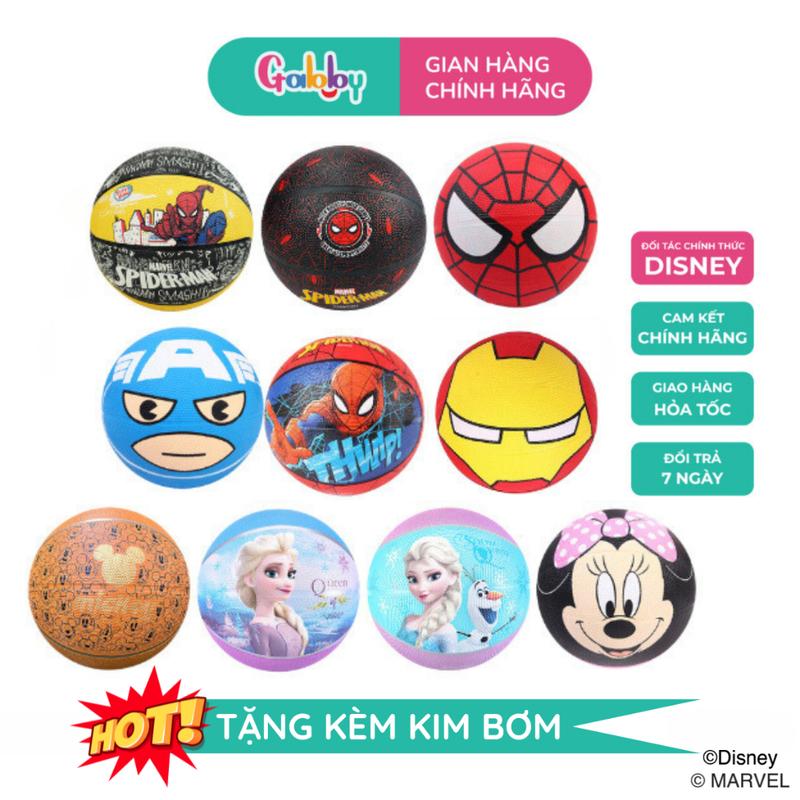 BỘ SƯU TẬP BÓNG ĐÁ, BÓNG RỔ NHỰA PVC HÌNH NHÂN VẬT DISNEY CHO TRẺ EM Đồ Chơi Toy