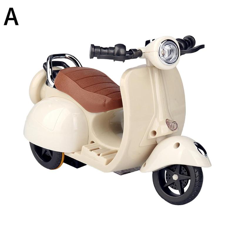 Product Introduction of [Size:4.9x7.5x3.7in]MotorcycleToy Palm-Sized Electric Bike Q6S9 rotates 360 degrees. Noise and light Cannot be ridden 20