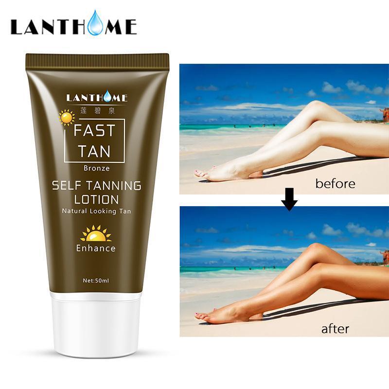 Sun-Free Natural Black Bronze Wheat Color Body Lotion Black Cream Self Tanning Lotion 1