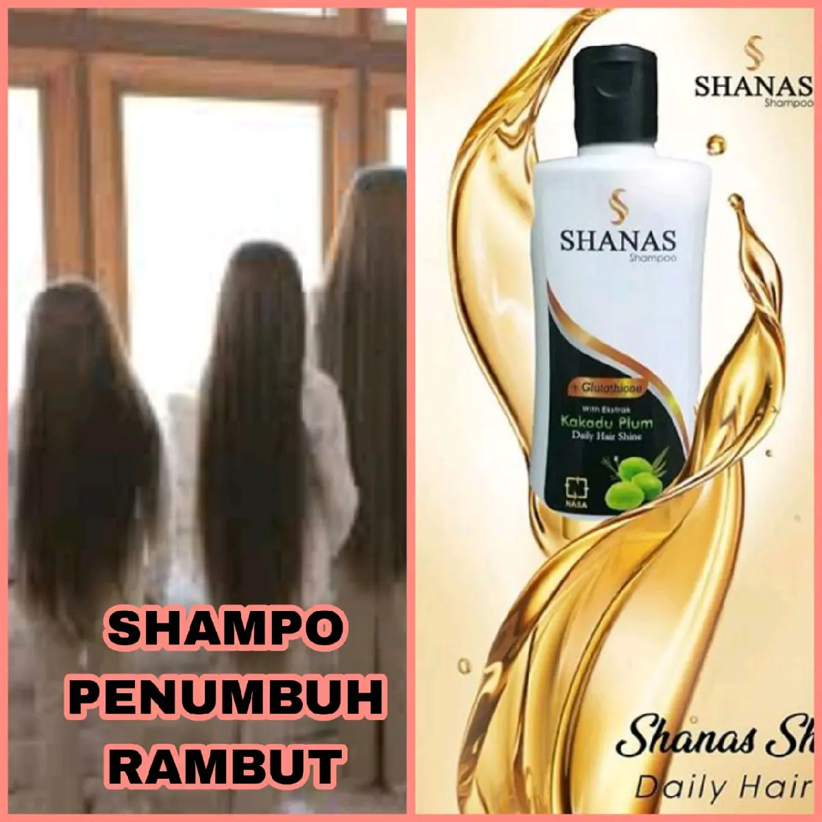 COD] Shampoo Pemanjang Rambut/Shampoo Penumbuh Rambut/Shampo anti Perontok /Shampoo Shanas Nasa