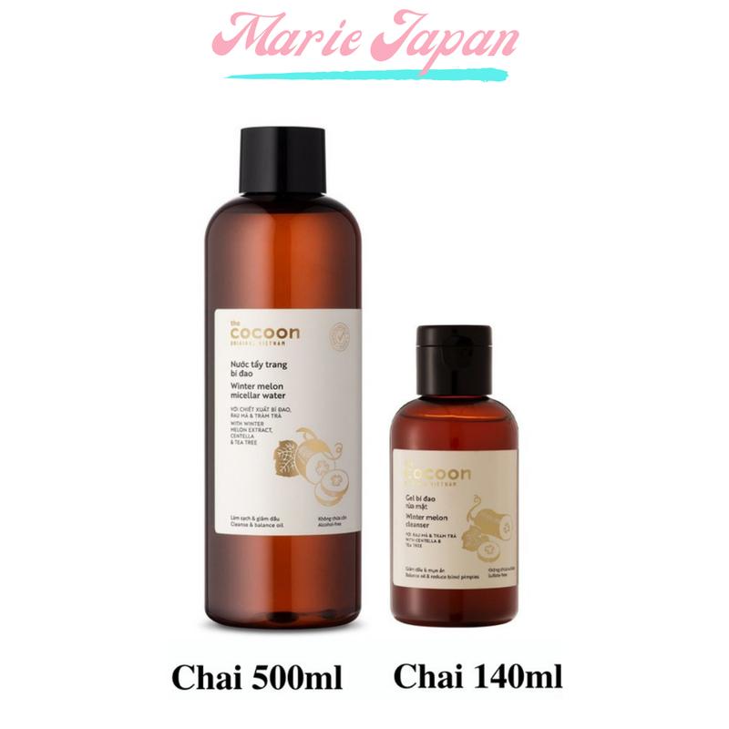 Nước Tẩy Trang Nữ Bí Đao Cocoon Winter Melon Micellar Water- Cosmetic Serum Mỹ Phẩm