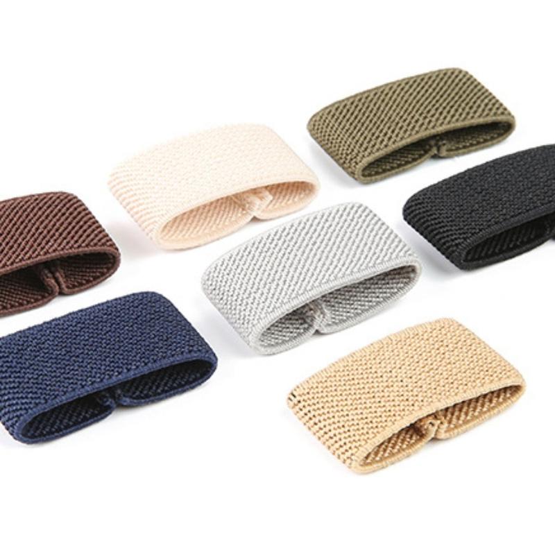 Product Introduction of Practical Nylon Belt Elastic Ring Accessories Mini Intermediate Finger Ring Twill Fixed Trouser Belt 14