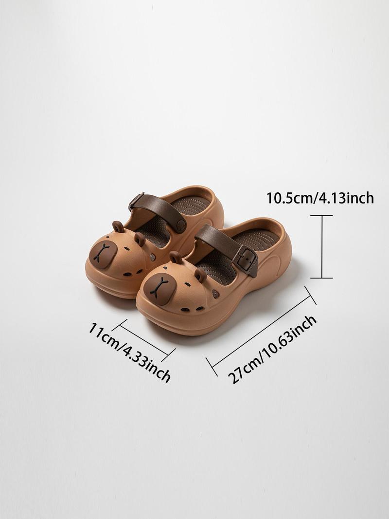 Product Introduction of Women's Cute Cartoon Design Slides, Casual Comfortable Home Slippers, Thick Sole Non-slip Slippers for Indoor & Outdoor Wear, Girl 2