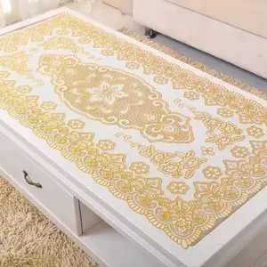 TAPLAK MEJA BESAR GOLD & SILVER 100 CM & 200 CM