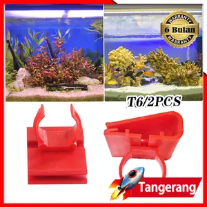 Klip Penjepit Lampu Aquarium Clip Penjepit LED T6 T8 Untuk Akuarium Atau Akuarium
