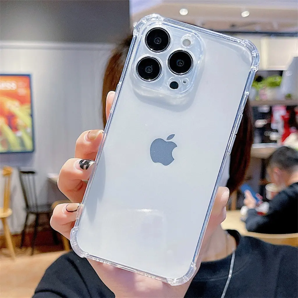Suitable for iPhone 16ProMax case 11 quad airbag xr apple 15 fine hole 13 drop case 14
