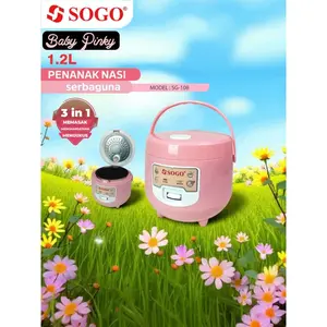 [DOKAIBI] MAGICOM PINKY | Penanak Nasi SOGO Baby Pinky 1.2Liter