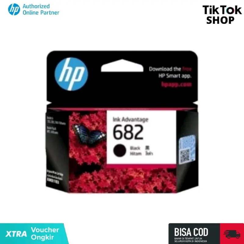 Tinta Printer HP 682 Black Original Ink 0