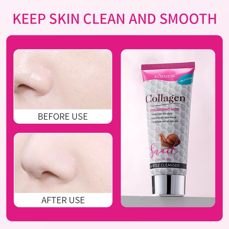 Product Introduction of KORMESIC Full English Facial Cleanser Deep Cleansing 7