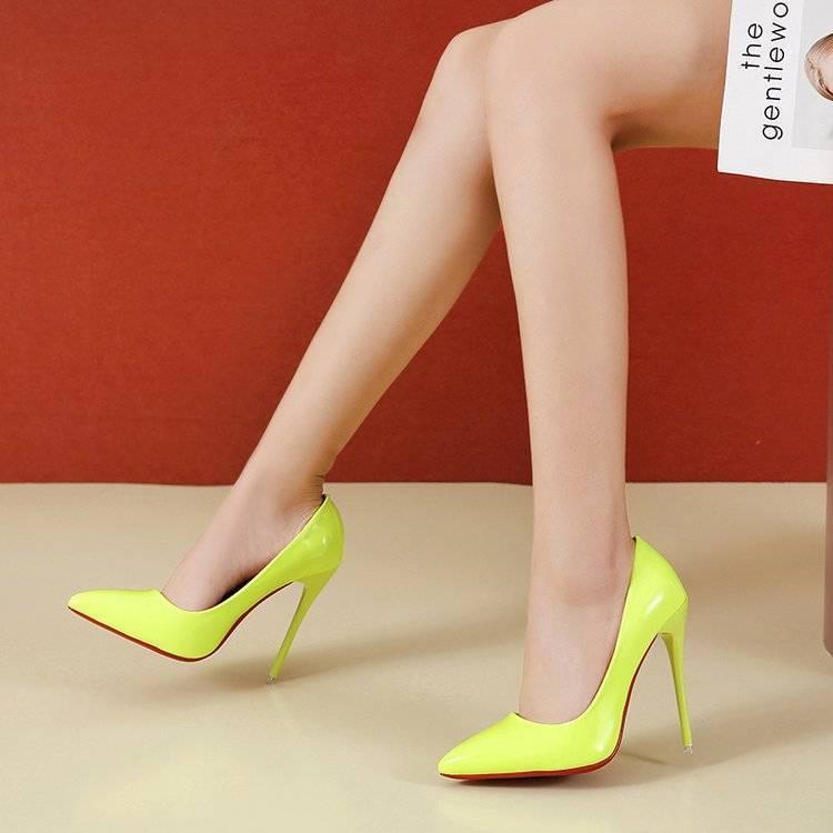Giày Nữ, 35-Cỡ 45, Siêu Cỡ, Gót Nhọn 12cm, Giày Cao gót, Phong Cách Gợi Cảm, Giày Đi Làm Chống Bức Xạ, Giày Nam Giả, Cỡ 44, 43 7
