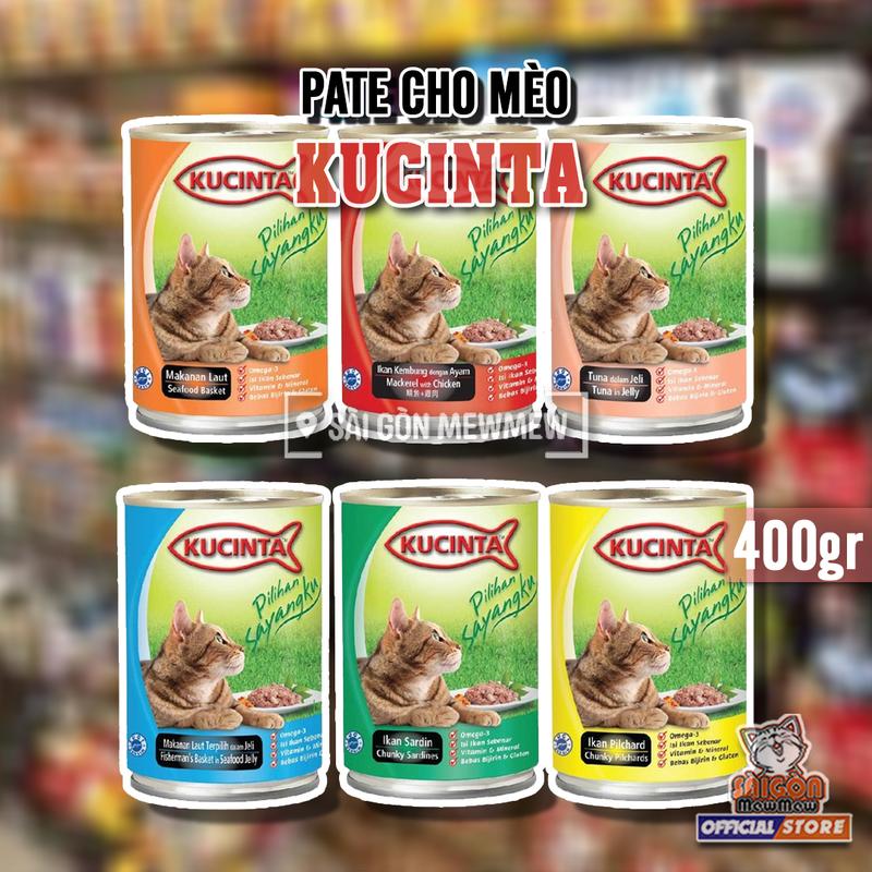 Thức ăn ướt cho mèo KUCINTA 400gr xuất xứ Thái Lan 400g 1